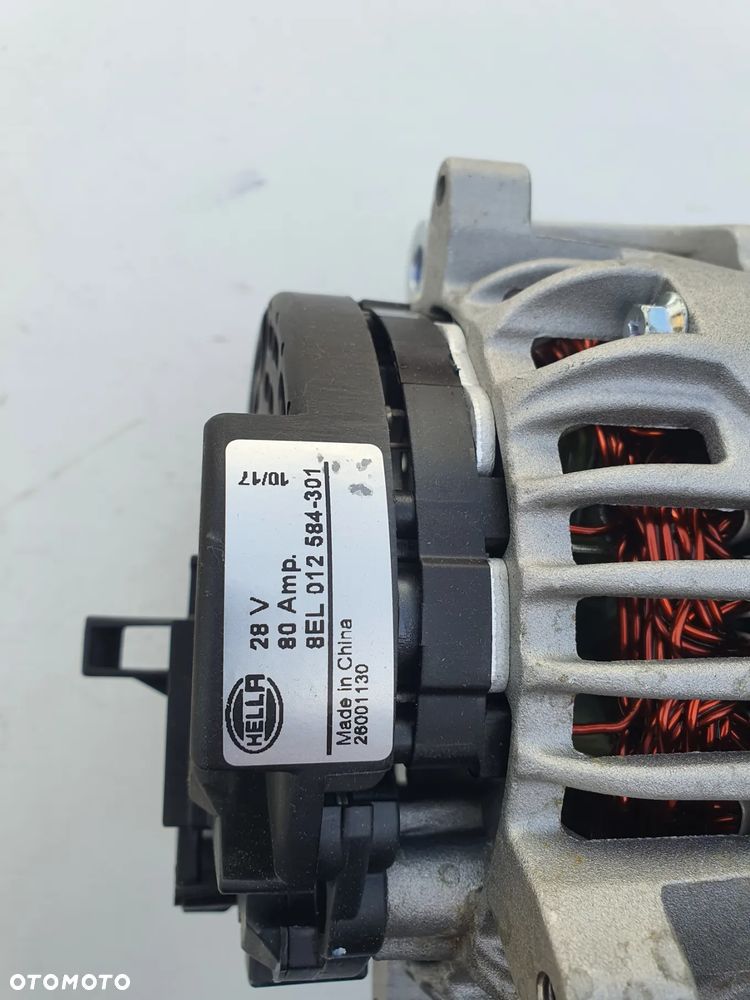 Alternator 28 V, 80 A, Hella 8EL012584301, DAF 75, 85, 95, CF, XF - 2