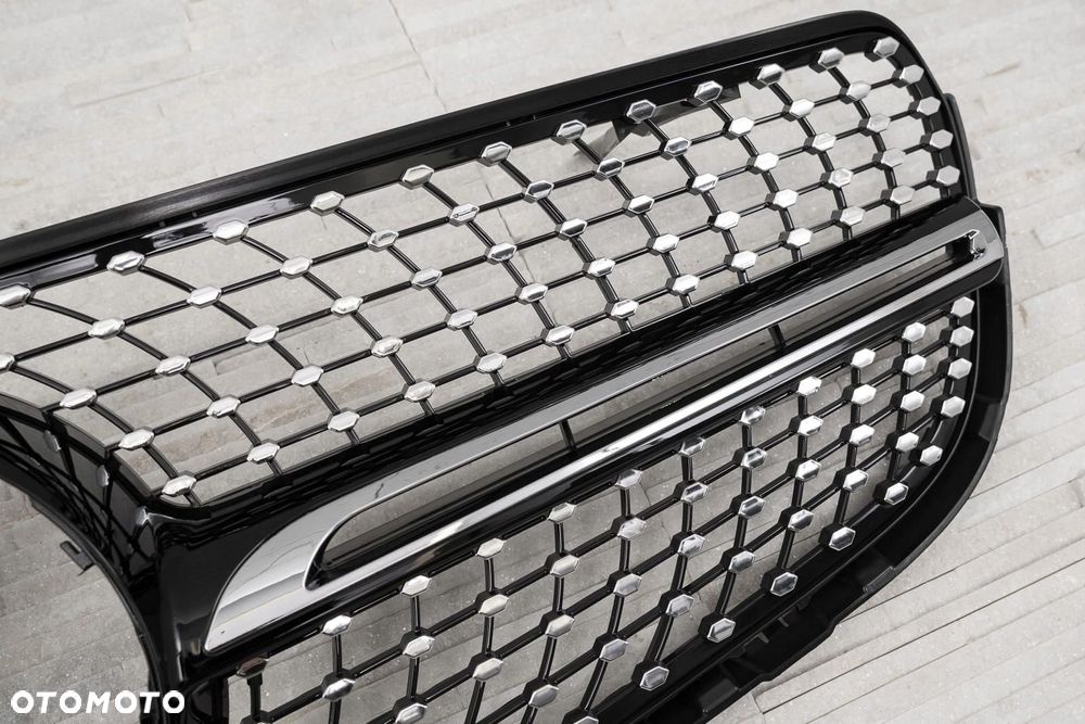 grill diamond czarny mercedes glc x253 2015-19 - 9