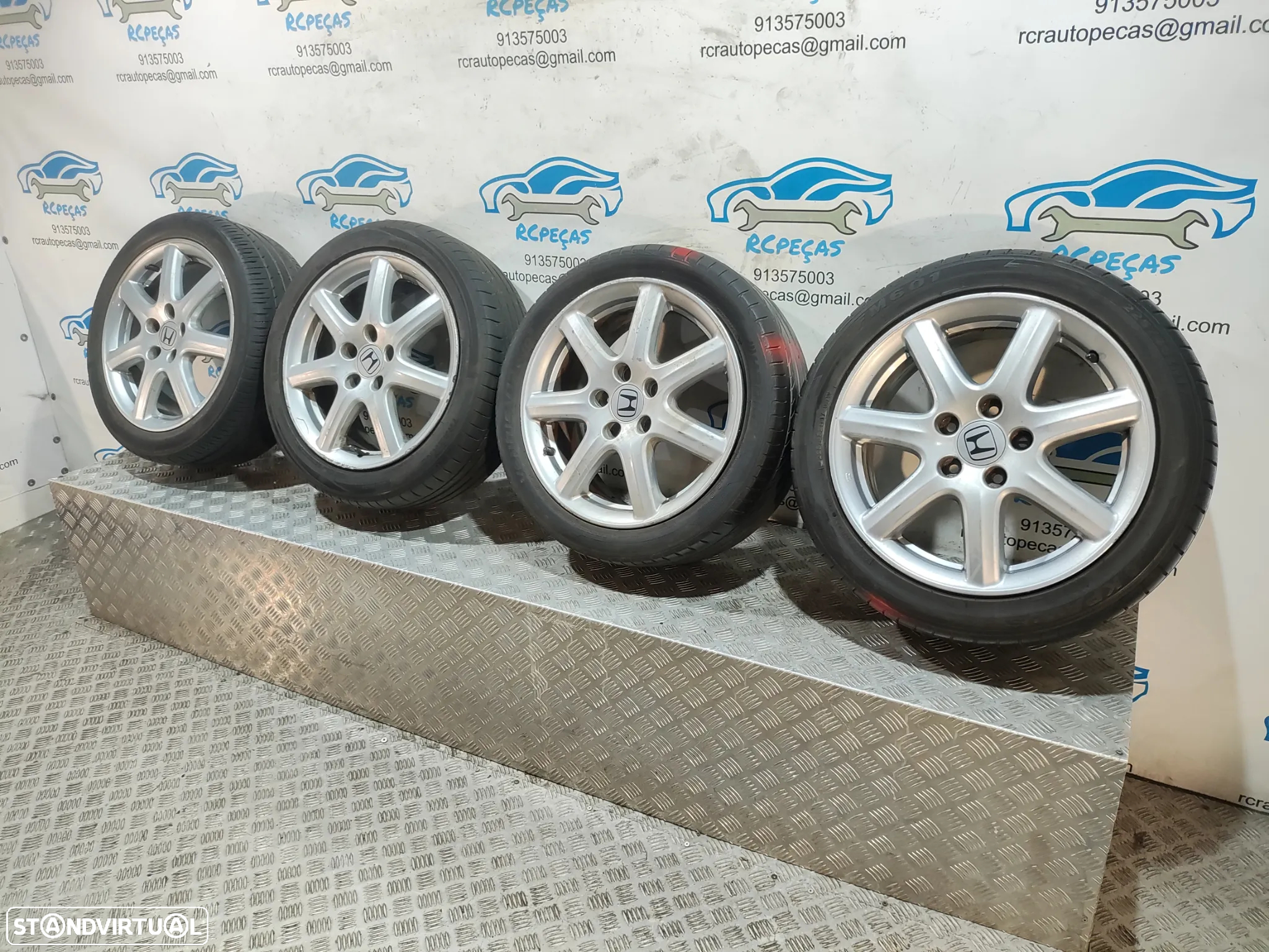 Conjunto Jantes 17 Originais Honda Civic 8 VIII FK 7J ET55 5x114,3J - 3