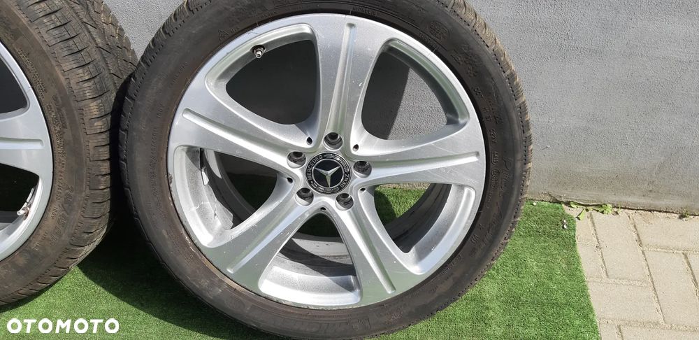 Felgi aluminiowe ET43 opony zima 245/45 R18 A2134011400 Mercedes W213 3.5CGi 2017r kombi 4Matic - 2