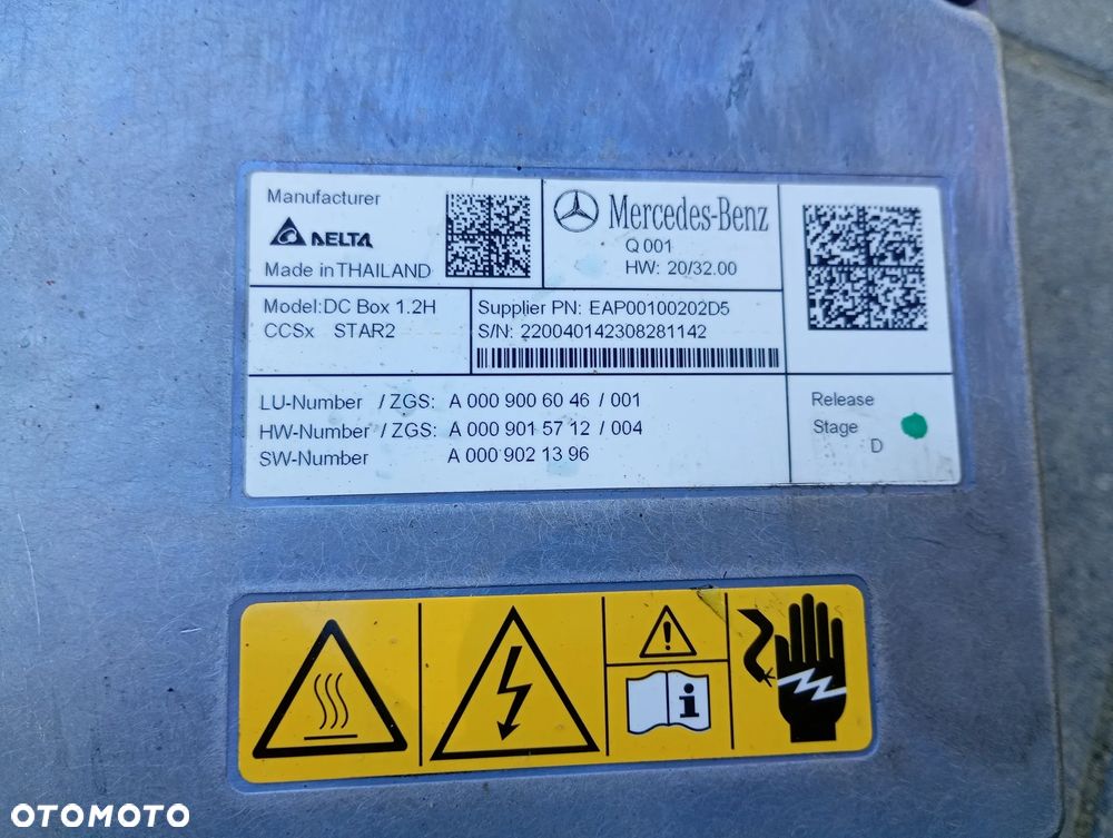 PRZETWORNICA NAPIĘCIA A0009009639 MERCEDES EQB X243 EQA H243 N243 W243 - 4