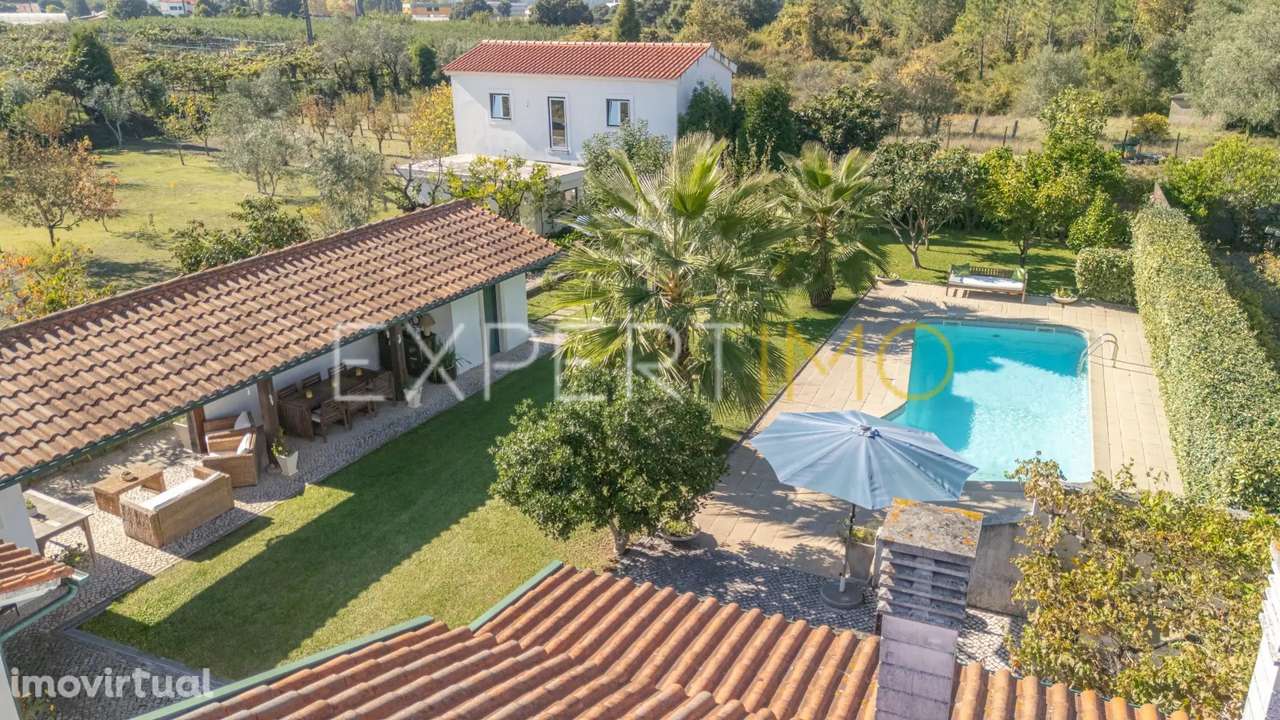 Moradia T5 c/ 500M2 1445m2 terreno, piscina, jardim na Mealhada - Grande imagem: 5/34