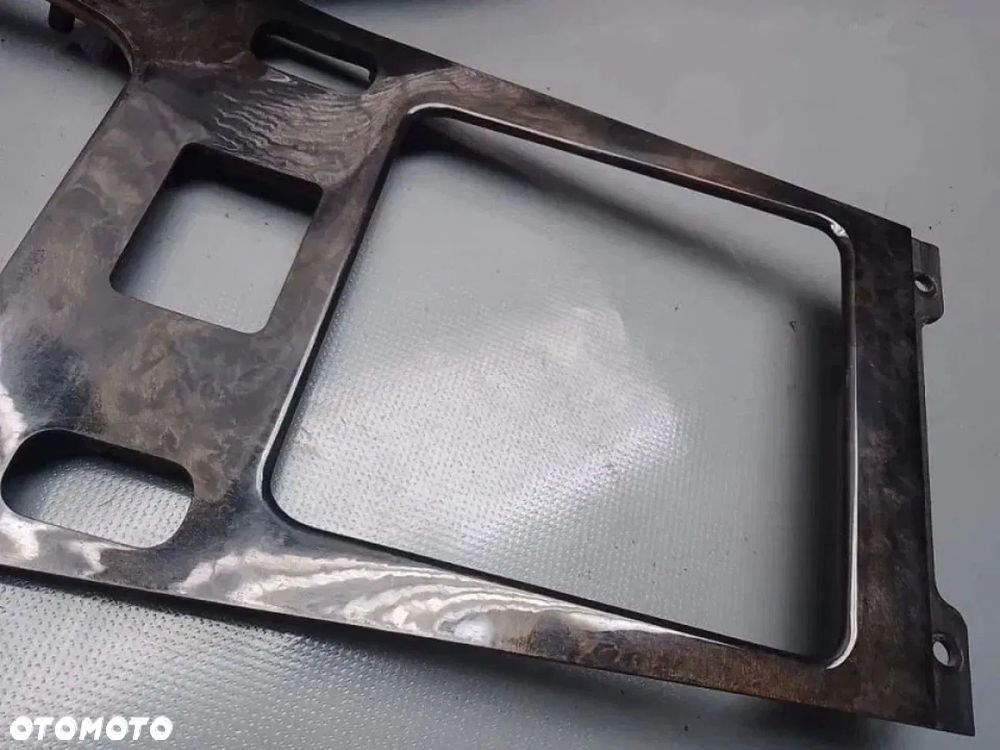 mercedes ml w163 lift final edition dekor ramka schowek roletka ciemne drewno - 7