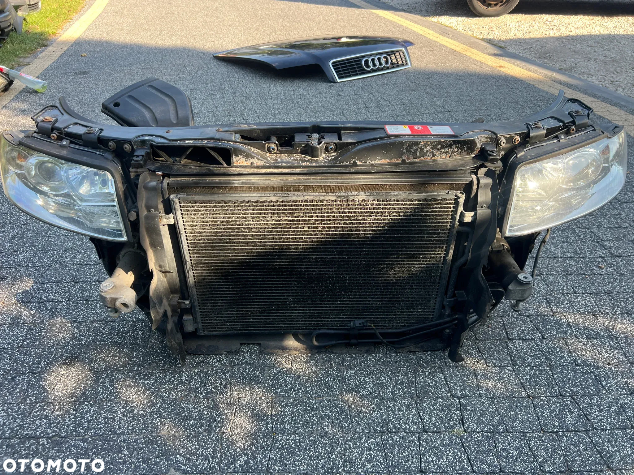 PRZÓD KOMPLETNY ZDERZAK PAS MASKA AUDI A4 B6 EUROPA KOMPLET LY5K - 18