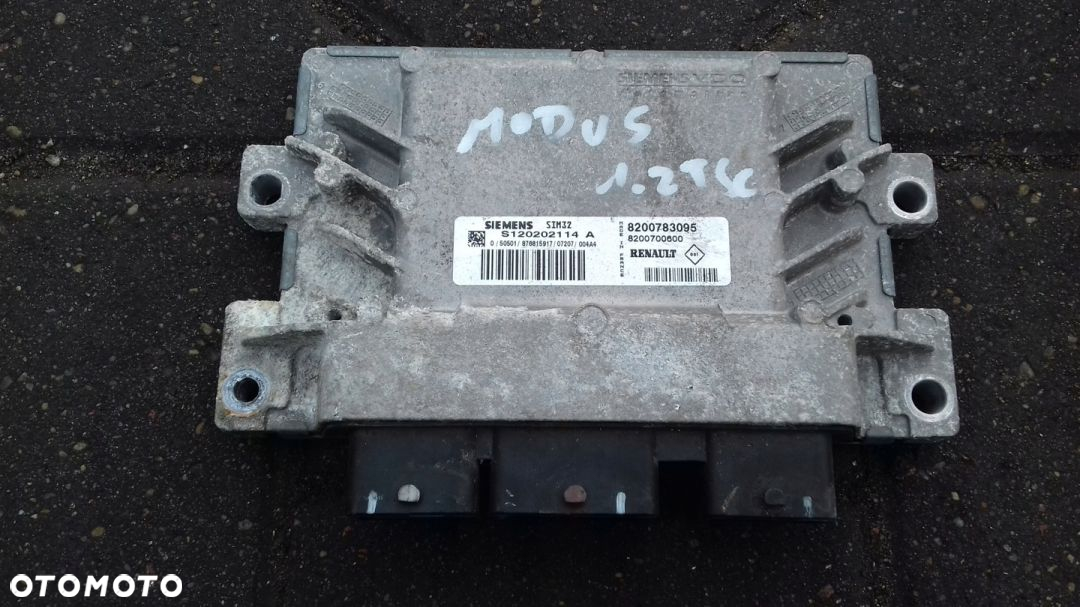 STEROWNIK SILNIKA RENAULT MODUS 1.2 TCE 8200700600 - 2