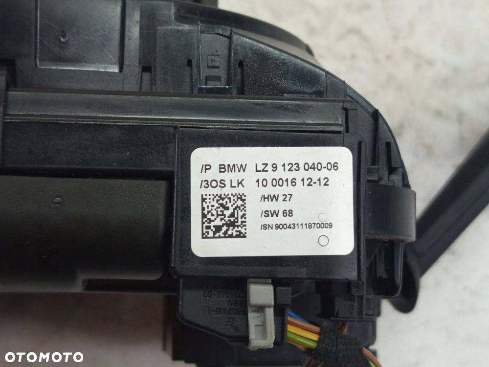 Przełącznik zespolony TAŚMA BMW 3 E90 LCI 9123040 9122509 9123040 - 5