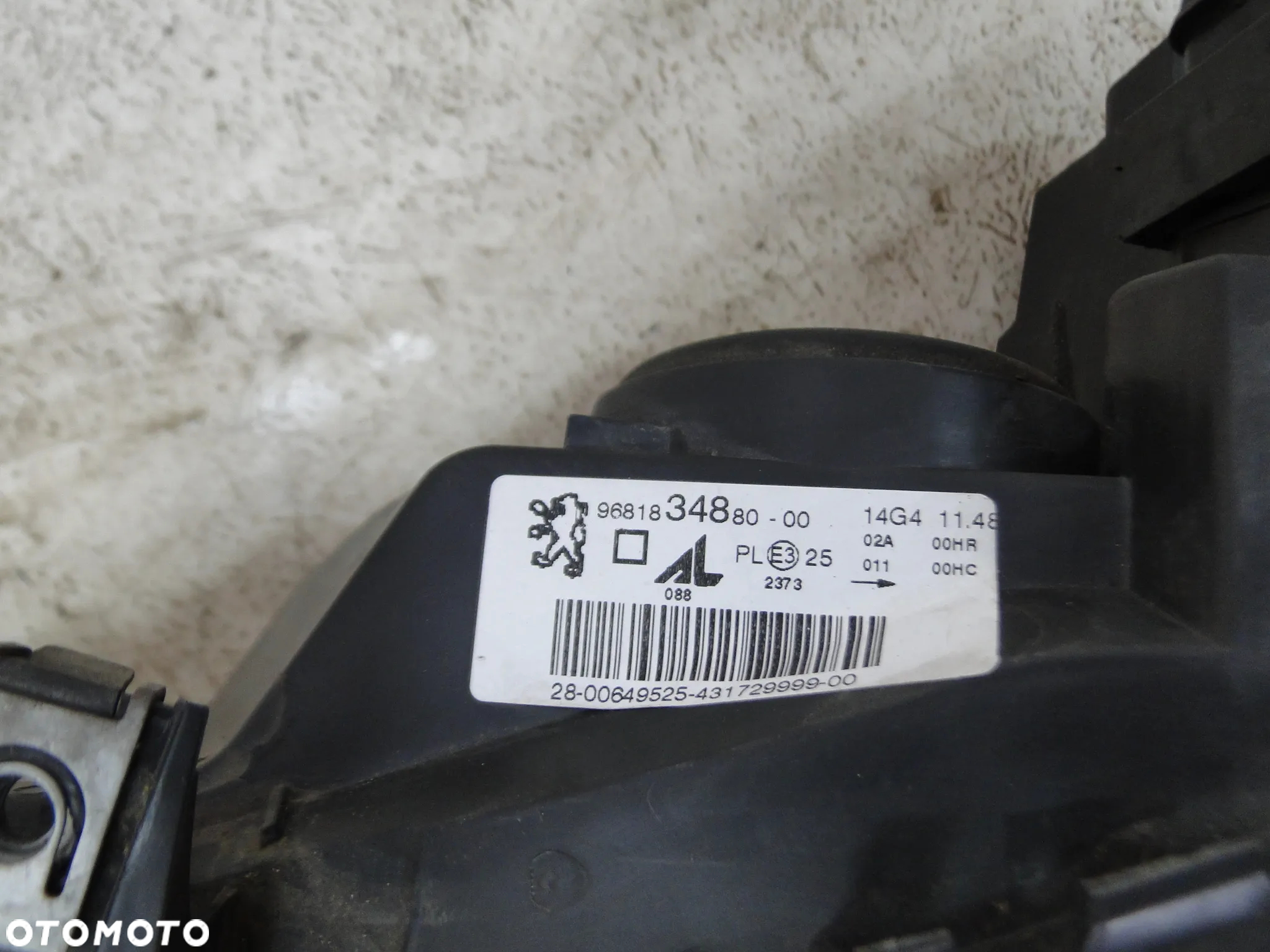 PEUGEOT 307 LIFT LAMPA LEWA PRZÓD PRZEDNIA EUROPA - 9
