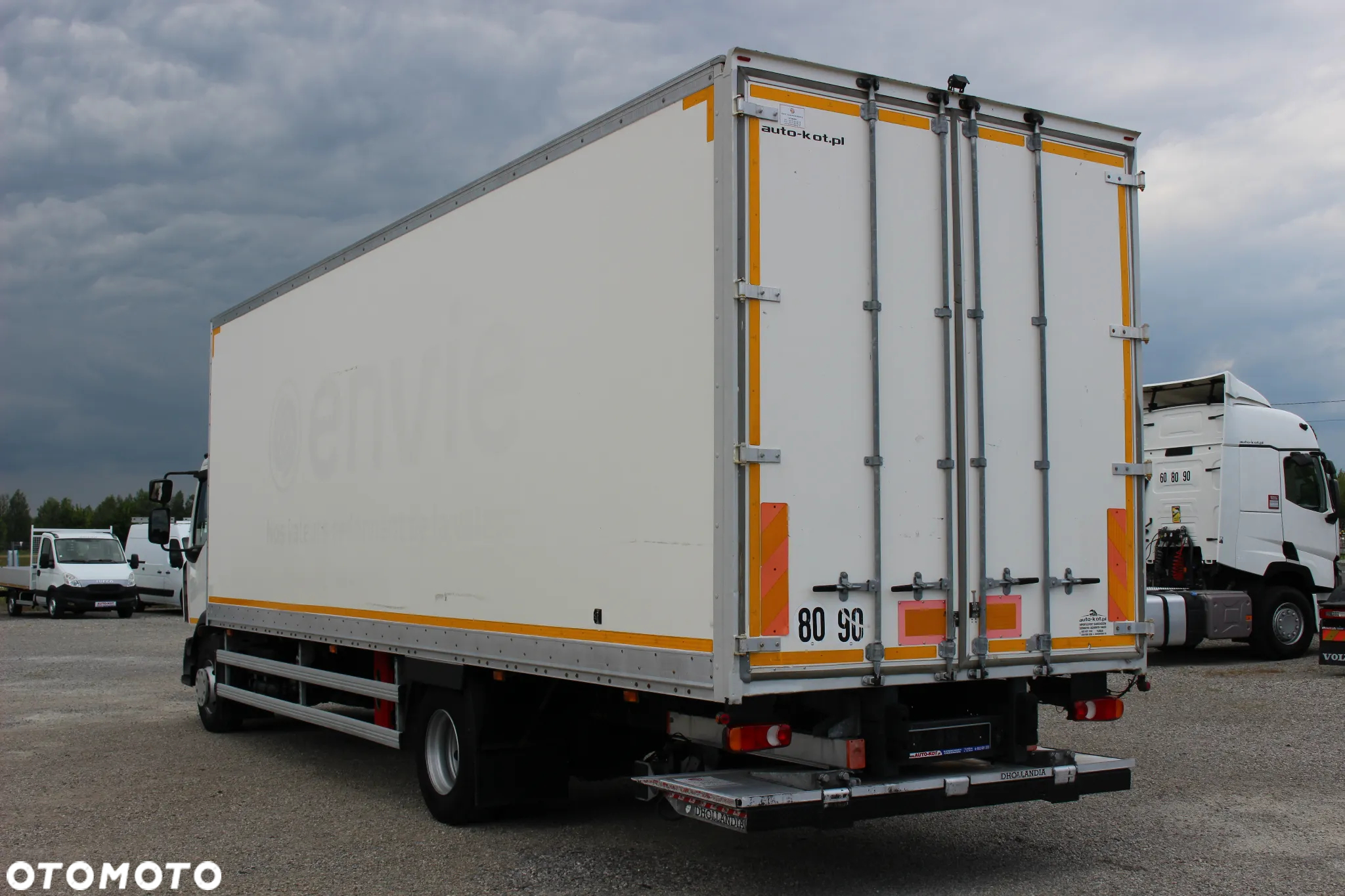 Renault D14 *240KM*/ KONTENER + WINDA /21 PALET / KLIMA / OPONY 80%/SERWIS FR/ SUPER STAN / - 10