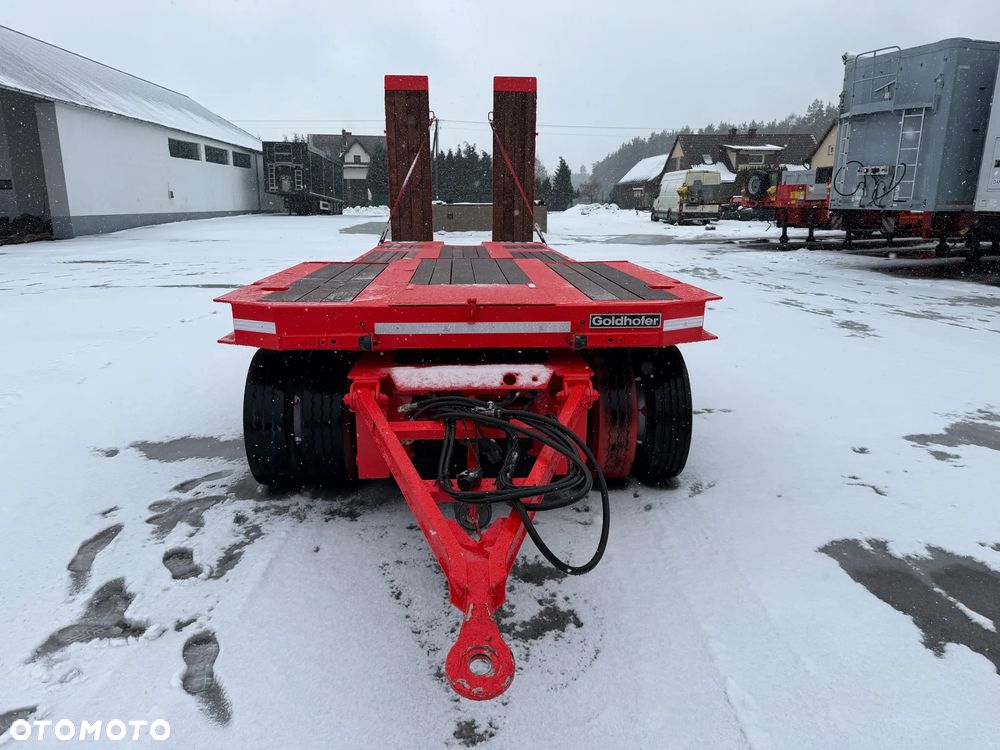 Goldhofer Przyczepa niskopodwoziowa 4-osiowa Długość 9,25 m Najazdy Hydrauliczne 2010 rok - 7