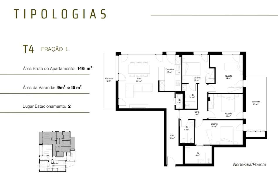 Apartamento T4 - Solum - Coimbra/Venda - Grande imagem: 4/6