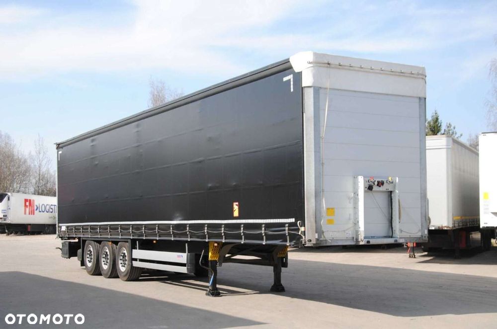 Schmitz Cargobull SCS kurtyna, podnoszona oś