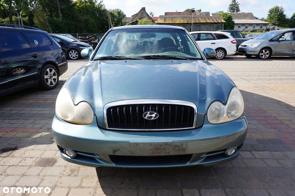 MASKA ZDERZAK BŁOTNIKI LAMPY SONATA IV LIFT VL  HYUNDAI 2001-2004 ZIELONY PRZÓD KOMPLETNY - 1