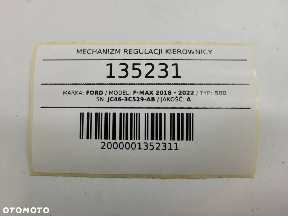 MECHANIZM REGULACJI KIEROWNICY FORD F-MAX 500 EURO 6 JC46-3C529-AB EUROPA - 8