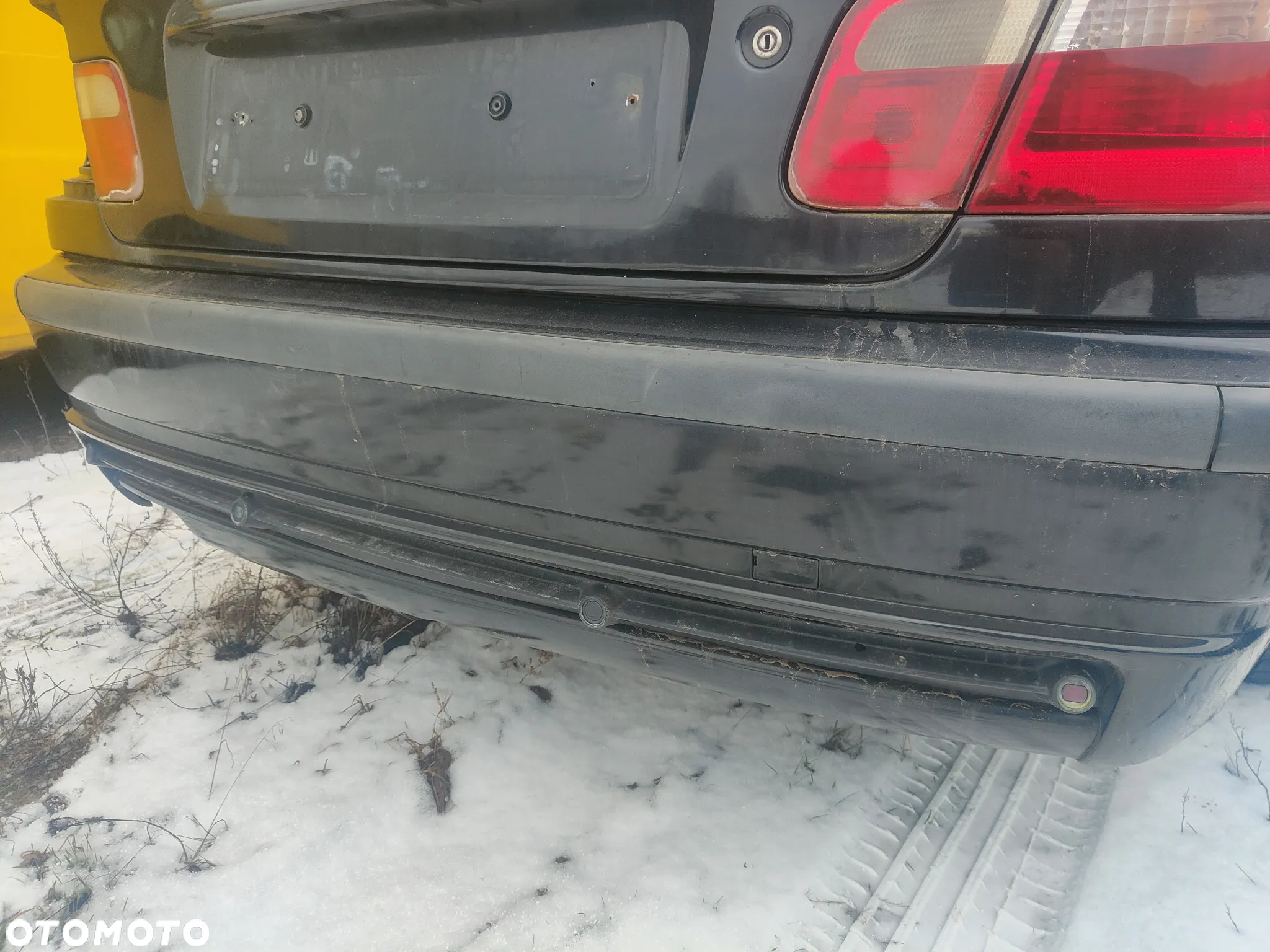 BMW E46 Sedan Zderzak tylny tył M-Pakiet Cosmosschwarz 303/9 PDC - 5