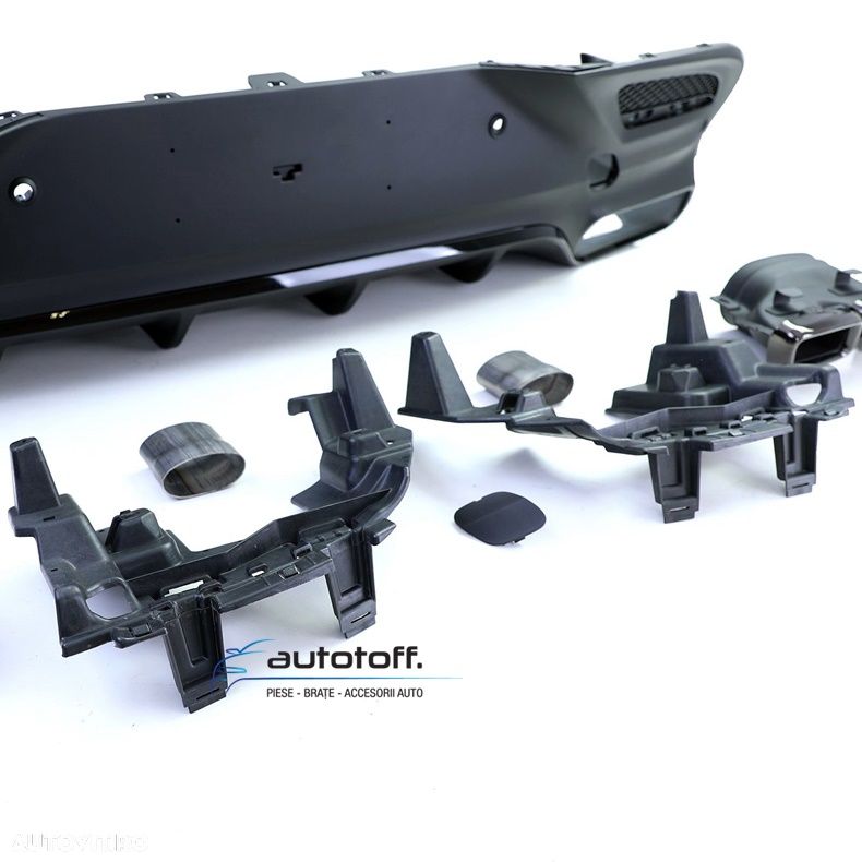Difuzor Mercedes GLE Coupe compatibil cu GLE C292 (15-18) GLE63 Design Full Black - 9