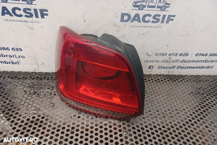Lampa stop stanga pe aripa Volkswagen VW Polo 5 6R  [din 2009 pana  2015] seria Hatchback 3-usi 1.2 - 1