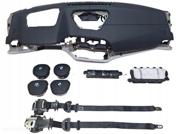 komplet poduszki deska pas pasy bmw 3 g20 head up przedlift - 1