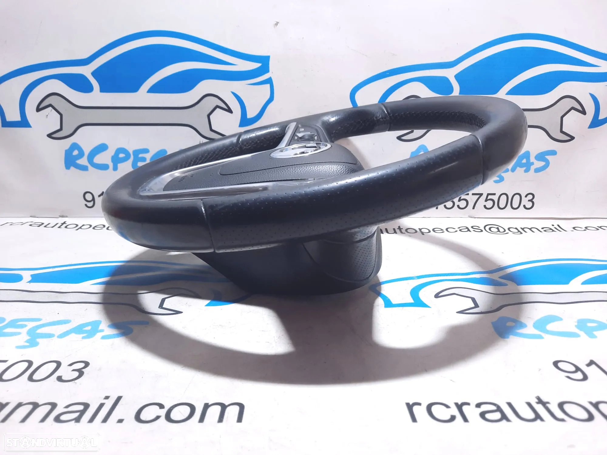 VOLANTE GUIADOR COMPLETO OPEL ASTRA J P10 SRI 13306885 INSIGNIA A PELE PERFURADA COMANDOS MULTIFUNÇÕES AIRBAG - 2
