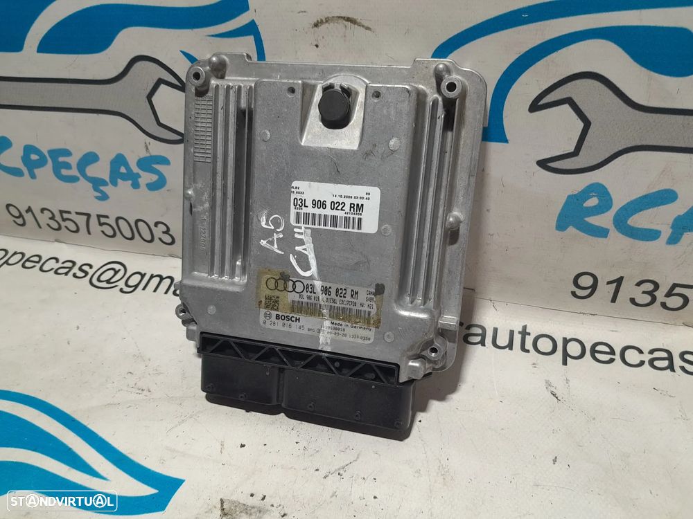 CENTRALINA ECU MOTOR AUDI A5 8T 2.0 TDI 16V 170CV CAH CAHA 0281016145 03L906022RM 03L906022 AUDI A4 B8 A6 C6 Q5 8RB SEAT EXEO - 7