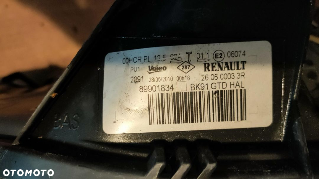 Lampa lewy przód soczewka Renault Laguna III - 3