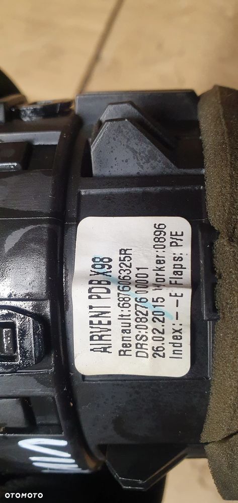 Kratka nawiewu powietrza prawa lewa Opel Vivaro B Trafic III 687606325R - 7