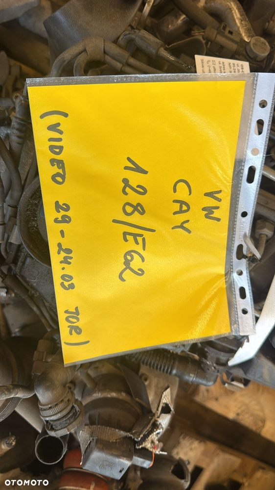 Volkswagen CAY 1.6 diesel silnik kompletny z pełnym osprzętem gotowy do montażu VIDEO PRACY SILNIKA - WHATSAPP LUB LINK W OPISIE - 6