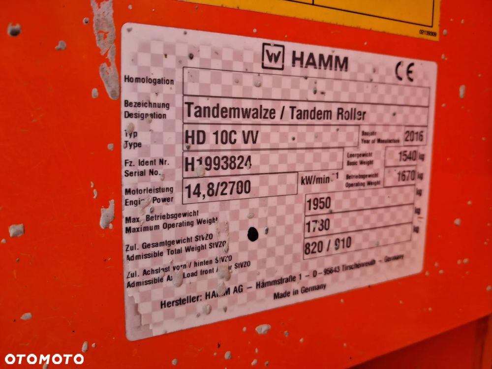 Hamm HD 10 C VV - 11