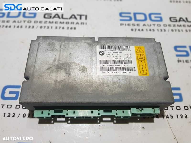 Ecu Calculator Airbag BMW Seria 5 E60 E61 2004 - 2010 Cod 532221851 0195270 6946384 [L3705] - 1