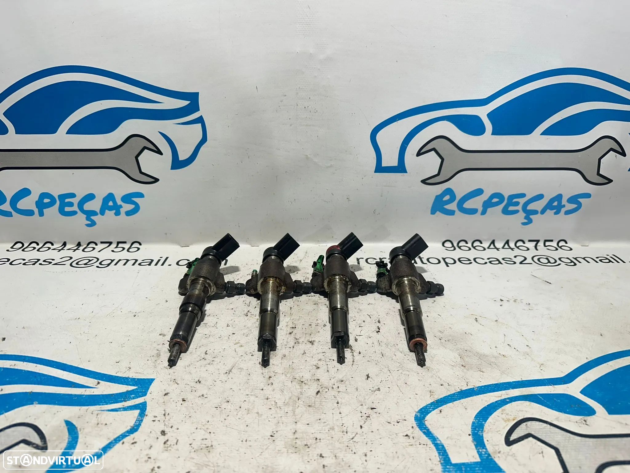 .Conjunto Injetores Continental Siemens PSA Peugeot Citroen Ford Volvo 1.6 HDI 90 - 110 - 115cv 9674973080 - A2C59513556 - 1
