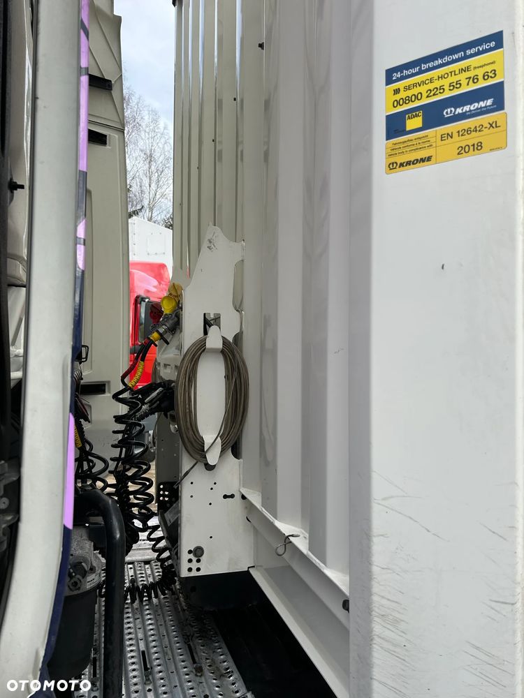 Krone FIRANKA / NOWE OPONY DUNLOP / OŚ PODNOSZONA / BARDZO ŁADNA RAMA / OSIE KRONE / DWA KOŁA ZAPASOWE / NACZEPA 2018 ROK !! - 21