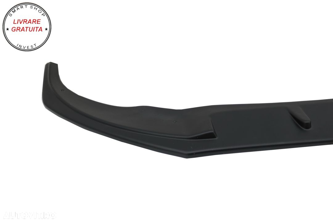 Prelungire Bara Fata Mercedes CLA45 C117 X117 (2013-2016) Negru Lucios- livrare gratuita - 6