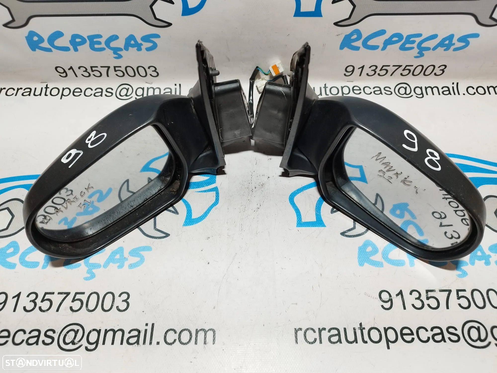 ESPELHO RETROVISOR ESQUERDO DIREITO MAZDA MPV II 2 MK2 LW LC6469180B LC6469120B TRIBUTE EP ELETRICO AQUECIDO ESPELHOS RETROVISORES - 9