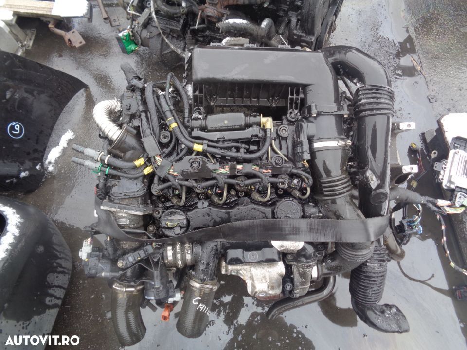 Vand Motor cu Pompa si Injectoare Peugeot 407/307/Citroen C5 1.6 HDI 109CP 9HZ din 2006 - 1