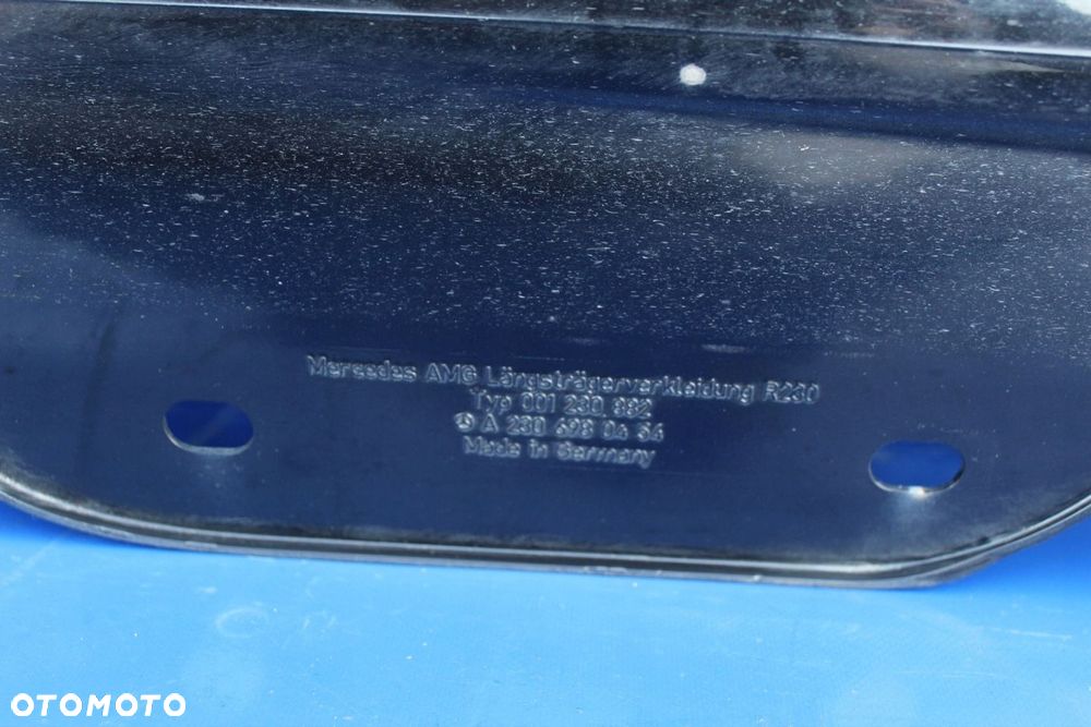 Listwa progowa nakładka próg prawy AMG Mercedes SL R230 W230 SL500 SL350 - 3