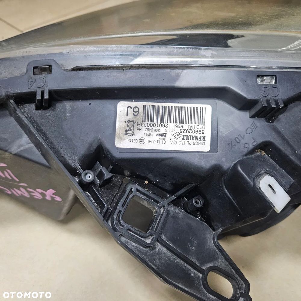 Lampa przednia / przód prawa / Renault Scenic III - 2