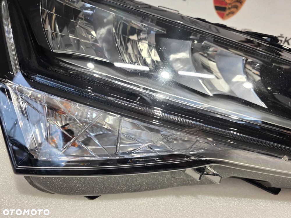 SKODA SUPERB 3 III LIFT 3V0 19- PRAWA LAMPA PRZEDNIA PRZÓD LED CRYSTAL LIGHTING NR 3V1941016C NR AUKCJI LPP269 - 3