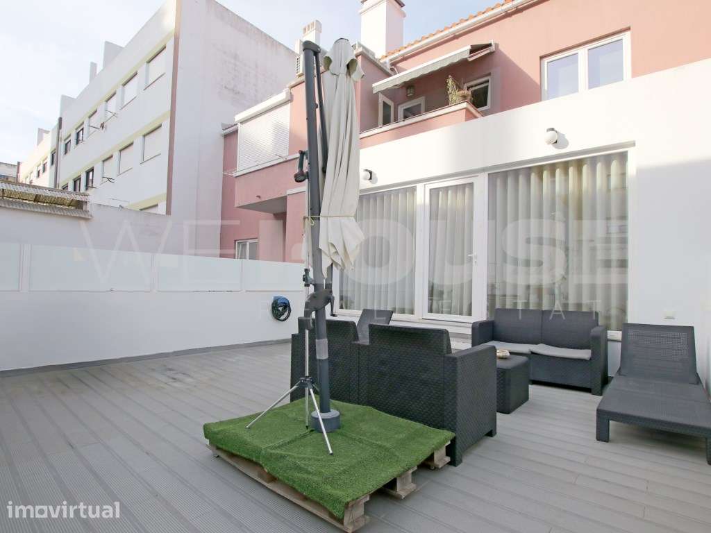 Apartamento T2 +1Centro BARREIRO com Terraço de 34m2 e Excelentes Á... - Grande imagem: 2/26
