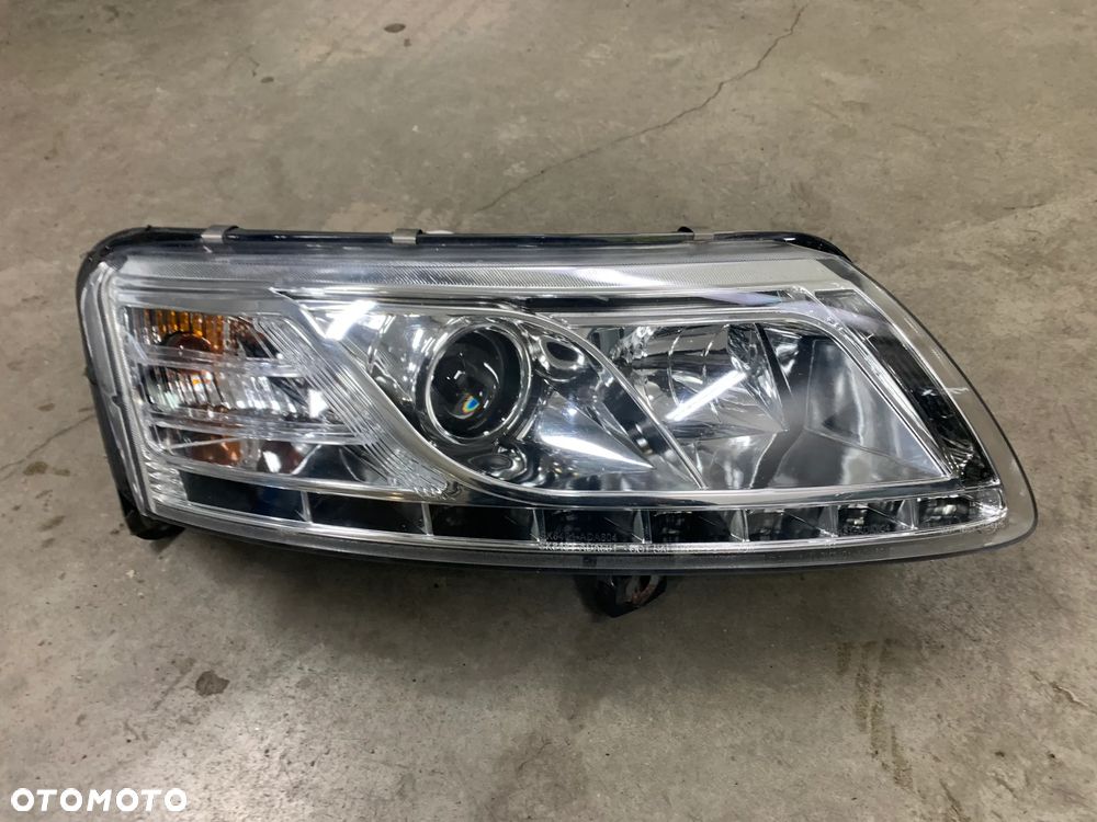 lampy przód przednie sonar sk3400 soczewka h7 Audi A6 C6 2.4 - 11