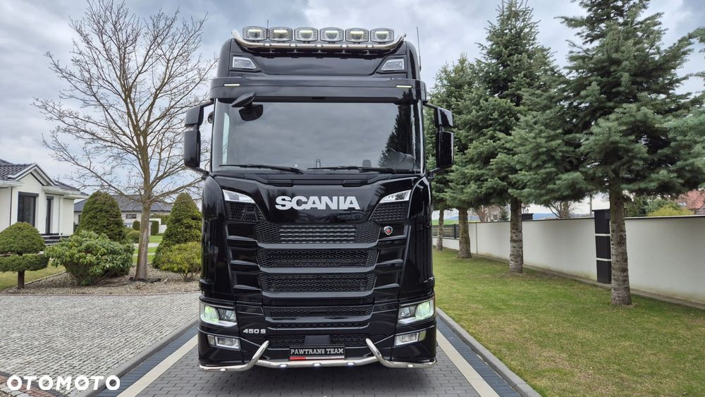 Scania ///S450///2021///RETARDER/// FULL LED///ALUMINIOWE FELGI/// ZABUDOWY MIĘDZYOSIOWE/// ORUROWANIE///DUŻE ZBIORNIKI/// WYŚWIETLACZ OBCIĄŻENIA/// NAWIGACJA///STAN BARDZO DOBRY - 11