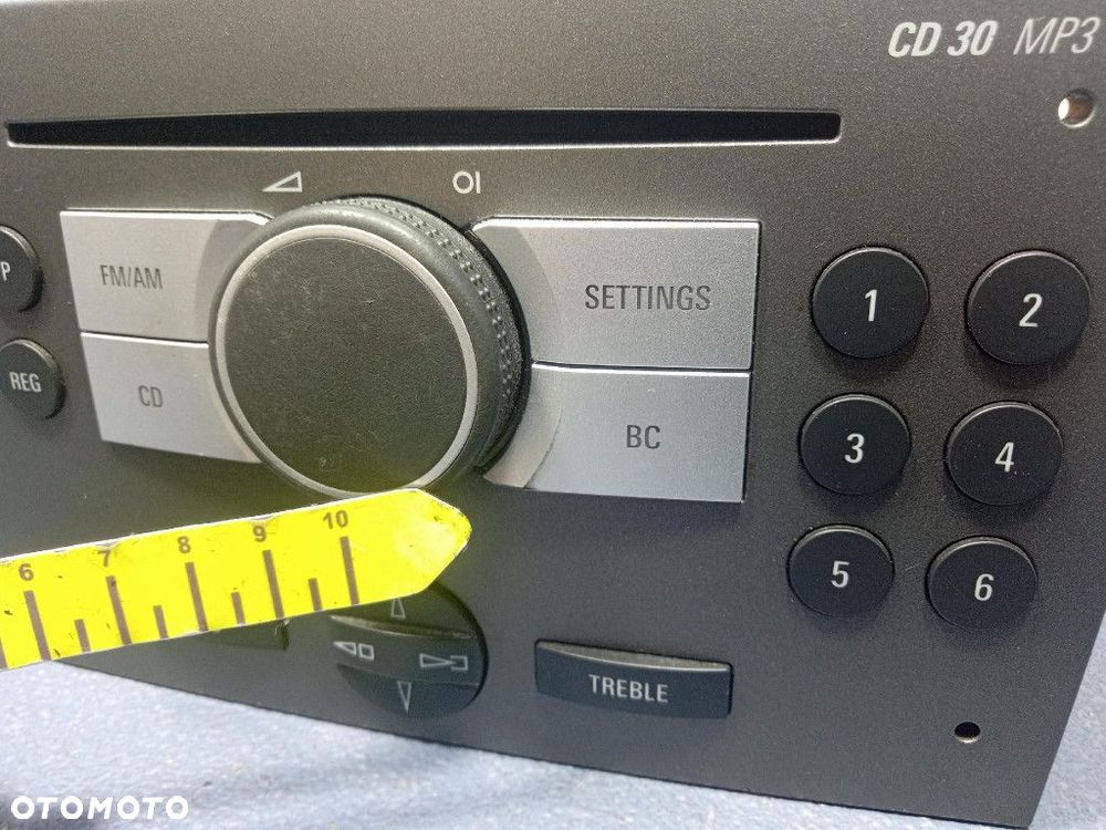 VECTRA C SIGNUM RADIO FABRYCZNE OEM CD30 MP3 EKRAN 13233932 - 7