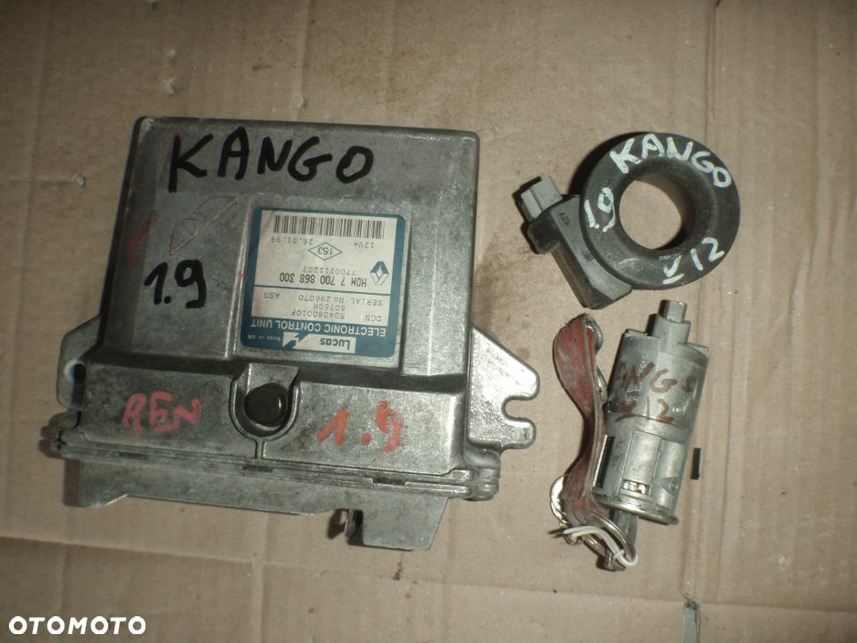 komputer sterownik moduł kluczyk zamek centralka renault clio II lift modus 1.2 kango 1.9 - 1