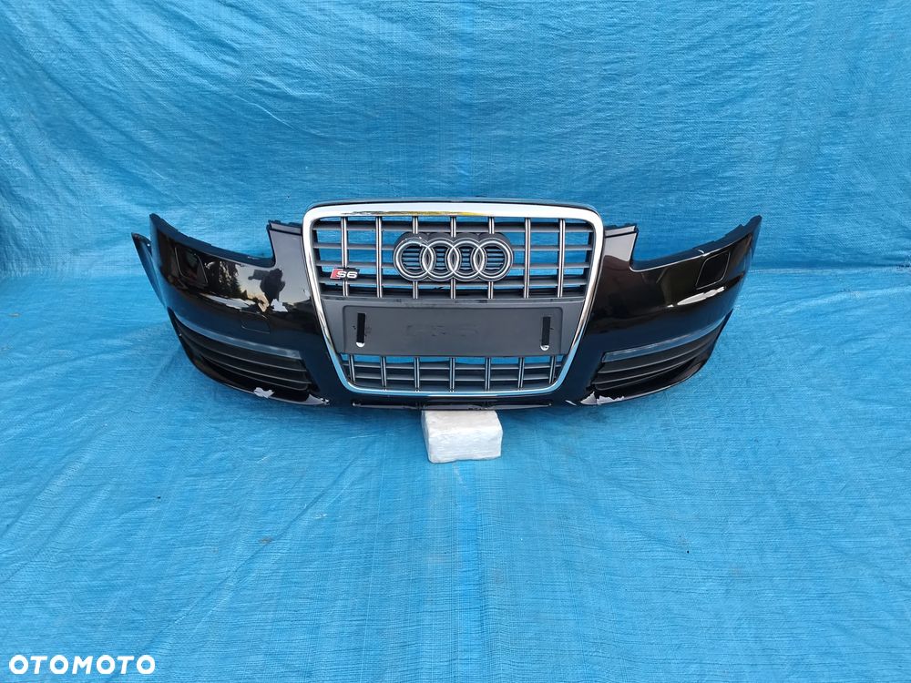 61F Zderzak przód przedni kompletny audi A6 S6  C6 SPRYSKI  wysyłka - 21