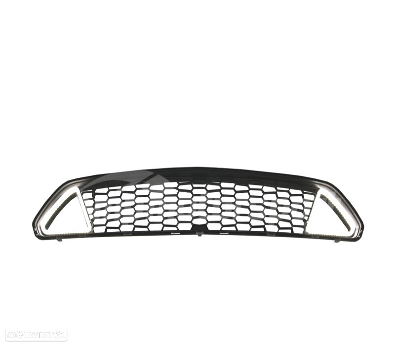 GRELHA FRONTAL SUPERIOR LUZ LED DRL FORD MUSTANG 15-17 LOOK IKON - 2