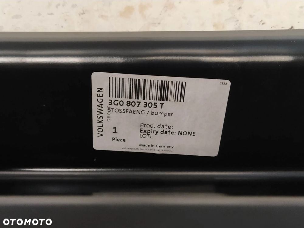 VOLKSWAGEN VW PASSAT B6 B7 BELKA WZMOCNIENIE ZDERZAKA TYŁ TYLNY NOWY ORYGINAŁ - 6