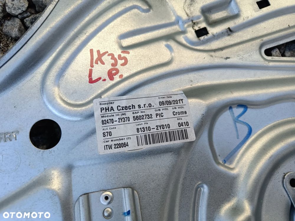 HYUNDAI IX35 MECHANIZM PODNOŚNIK SZYBY LEWY PRAWY PRZÓD PRZEDNI TYLNY TYŁ - 3