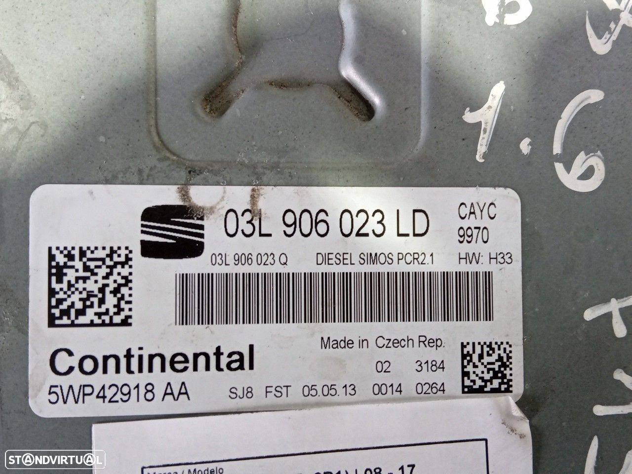 Centralina motor / ECU SEAT Ibiza IV (6J5, 6P1) - 4