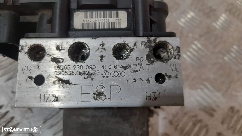 ABS MODULO BLOCO HIDRAULICO AUDI A6 C6 2.0 TDI 16V 170CV CAHA 0265950858 4F0910517AK 0265230090 4F0614517AT 4F0910517 - 6