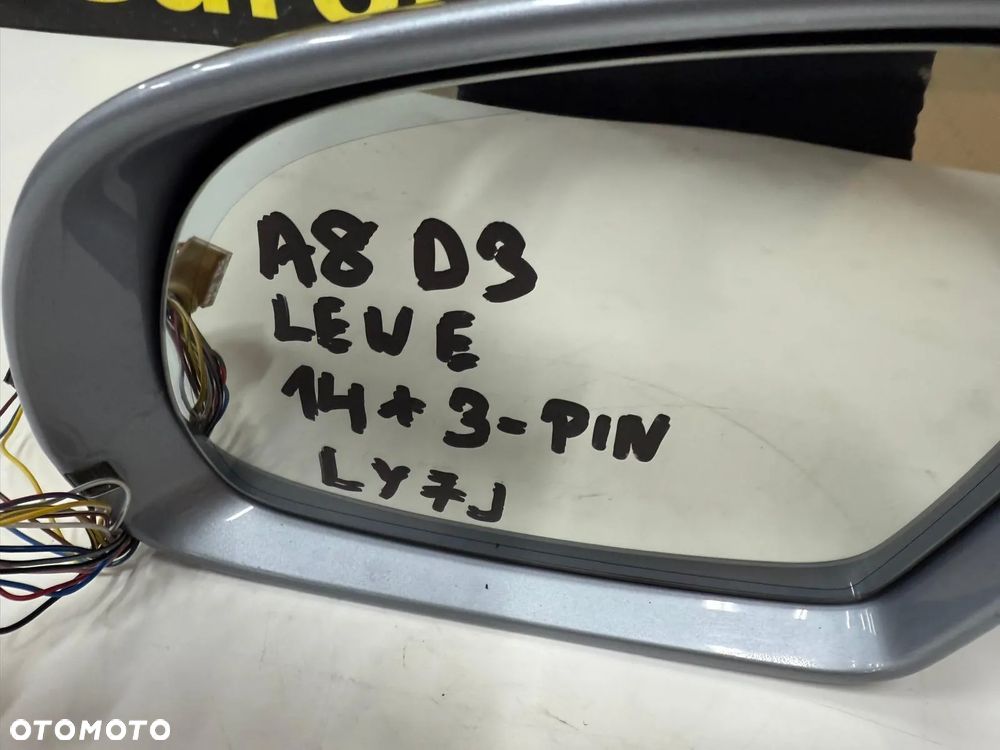 AUDI A8 D3 II LIFT LUSTERKO LEWE 14+3 PIN LY7J - 6