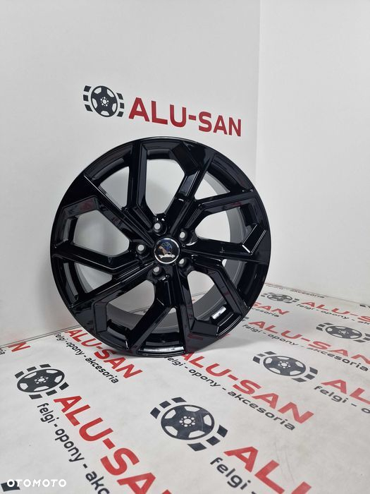 Nowe alufelgi SKODA 18" 5x112 NOWY KodiaQ (PS) 2024 - Czarny Połysk