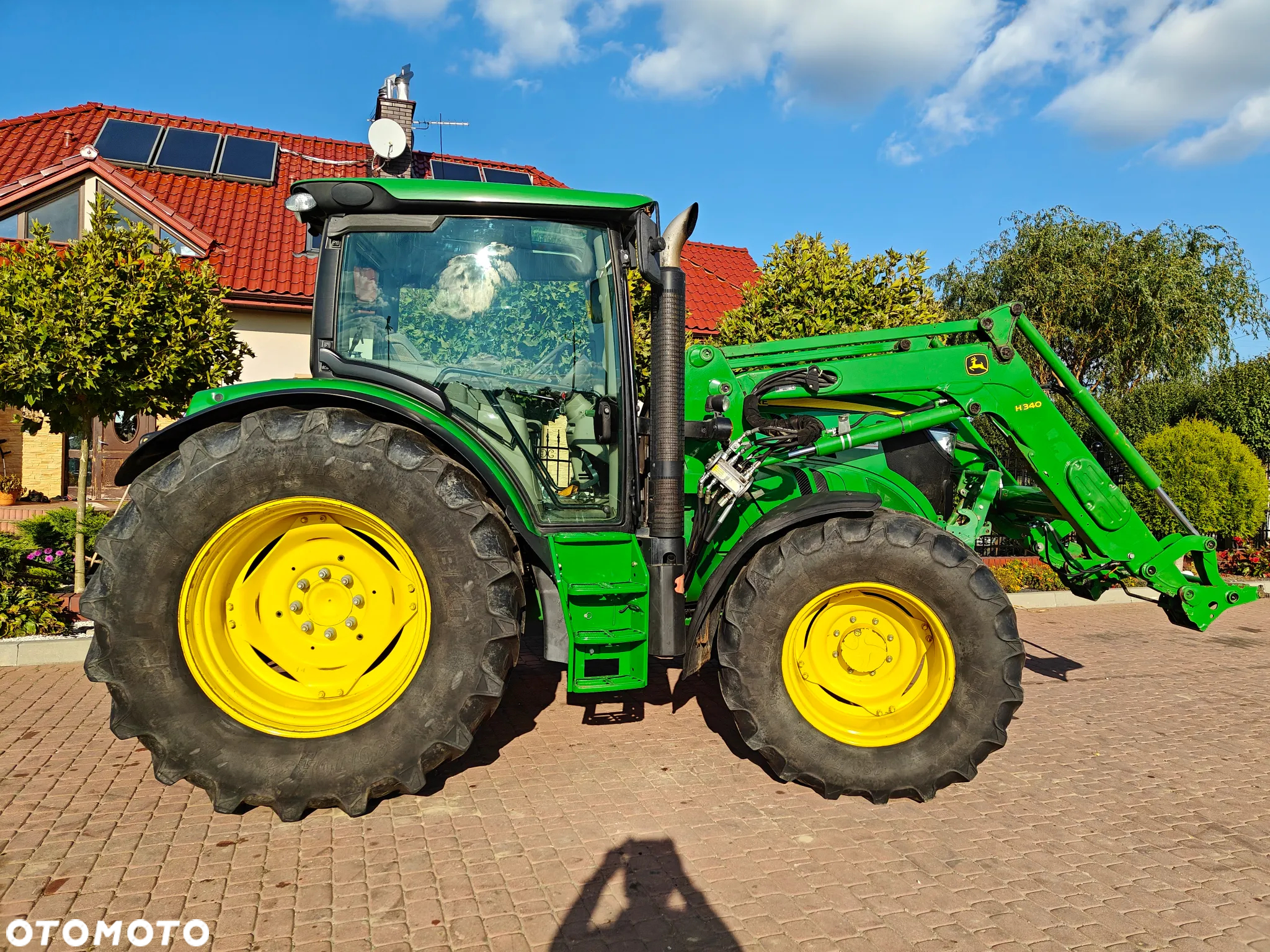 John Deere 6125R, przedni WOM, ładowacz - 4